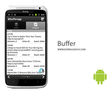 Buffer Cover%28Downloadha.com%29 دانلود برنامه ارسال پست Buffer 5.0.2 برای اندروید