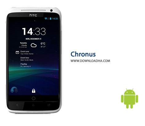 Chrones Cover%28Downloadha.com%29 دانلود ویجت و قفل صفحه نمایش زیبا Chronus 5.3.5.1 برای اندروید