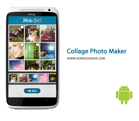 Collage Photo Maker Cover%28Downloadha.com%29 دانلود نرم افزار ساخت تصاویر کلاژ Collage Photo Maker Pic Grid 1.2.6 برای اندروید