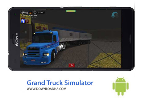 Grand Truck Simulator Cover%28Downloadha.com%29 دانلود بازی شبیه سازی کامیون رانی Grand Truck Simulator 1.8 برای اندروید