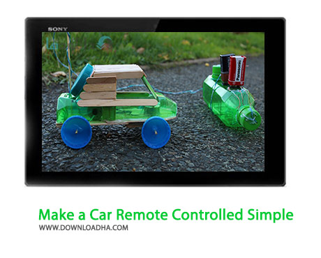 How to Make a Car Remote Controlled Very Simple Cover(Downloadha.com) دانلود کلیپ چگونه یک ماشین کنترلی ساده بسازیم