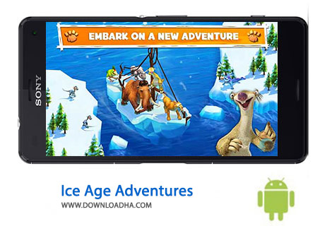 Ice Age Adventures Cover%28Downloadha.com%29 دانلود بازی مهیج ماجراهای عصر یخبندان Ice Age Adventures 1.8.2f برای اندروید