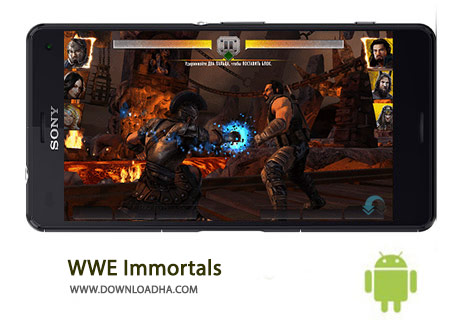 WWE Immortals Cover%28Downloadha.com%29 دانلود بازی مهیج کشتی کج WWE Immortals 1.9.0 برای اندروید