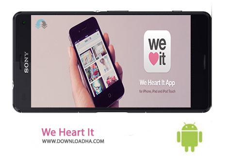 We Heart It Cover%28Downloadha.com%29 دانلود برنامه خلاقانه تصاویر We Heart It 4.6.0 برای اندروید