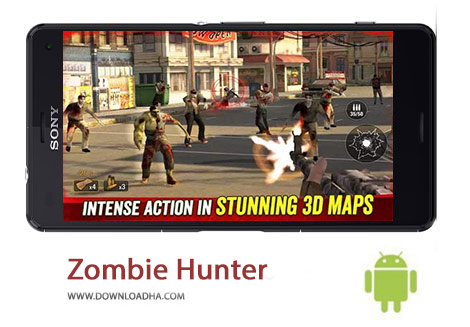 Zombie Hunter Cover%28Downloadha.com%29 دانلود بازی اکشن شکارچی زامبی Zombie Hunter Apocalypse 2.1 برای اندروید