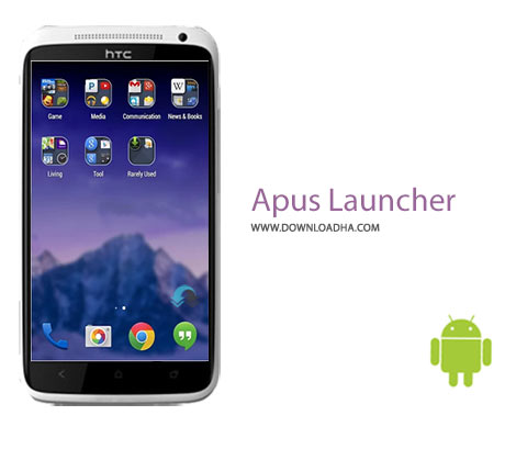 Apus Launcher Cover%28Downloadha.com%29 دانلود لانچر زیبای APUS Launcher 1.9.8 برای اندروید