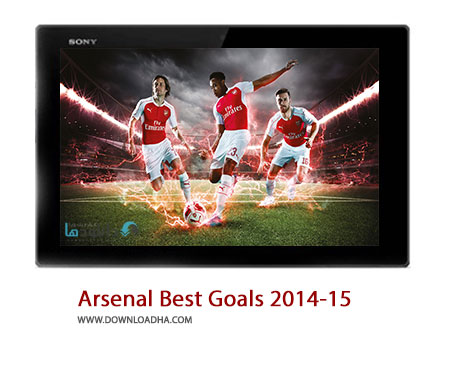 Arsenal Best Goals 2014 15 Cover%28Downloadha.com%29 دانلود کلیپ برترین گل های آرسنال در فصل 15 2014