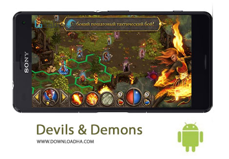 Devils and Demons Cover%28Downloadha.com%29 دانلود بازی نقش آفرینی دیوان و شیاطین Devils and Demons 1.1.4 برای اندروید