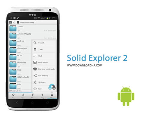 Solid Explorer 2 Cover%28Downloadha.com%29 دانلود نرم افزار مدیریت فایل Solid Explorer 2 2.1.3 برای اندروید