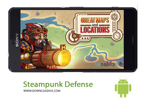 Steampunk Defense Cover%28Downloadha.com%29 دانلود بازی استراتژیک و زیبای Steampunk Defense Premium 1.8 برای اندروید