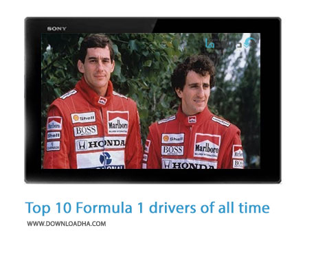 Top 10 Formula 1 drivers of all time Cover%28Downloadha.com%29 دانلود کلیپ 10 راننده برتر رقابت های فرمول 1