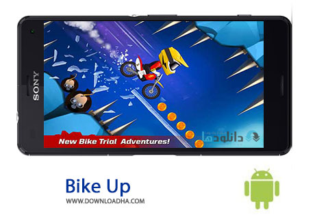 Bike Up Cover%28Downloadha.com%29 دانلود بازی مهیج و زیبای موتورسواری Bike Up v1.0.1.42 برای اندروید