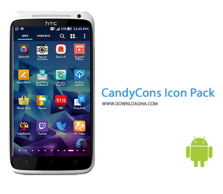 CandyCons Icon Pack Cover%28Downloadha.com%29 دانلود نرم افزار پک آیکون CandyCons Icon Pack v1.1.5 برای اندروید