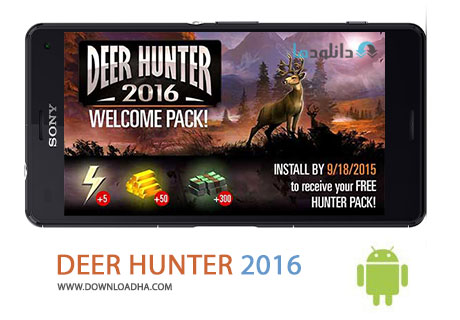 DEER HUNTER 2016 Cover%28Downloadha.com%29 دانلود بازی جدید و زیبای شکارچی گوزن DEER HUNTER 2016 v1.0.0 برای اندروید