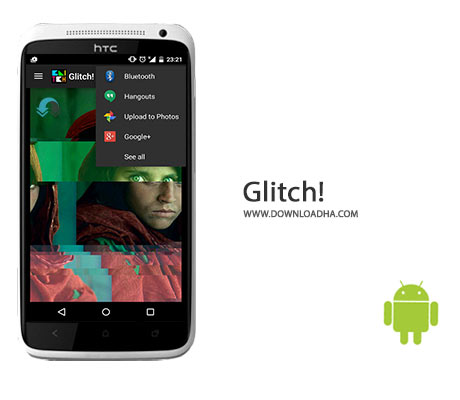 Glitch%21 Cover%28Downloadha.com%29 دانلود نرم افزار اضافه کردن افکت های جالب به تصاویر Glitch! v3.1.7 برای اندروید