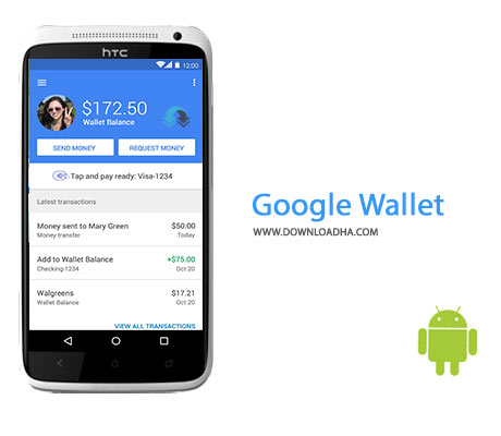 Google Wallet Cover%28Downloadha.com%29 دانلود نرم افزار کیف پول گوگل Google Wallet (New) 10.0 R227 v5 برای اندروید