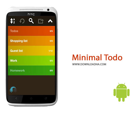 Minimal Todo Cover%28Downloadha.com%29 دانلود نرم افزار مدیریت کارهای روزانه Minimal Todo 1.1 برای اندروید