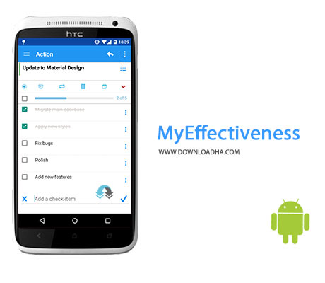 MyEffectiveness Cover%28Downloadha.com%29 دانلود نرم افزار مدیریت کارهای روزانه MyEffectiveness v0.17.4 برای اندروید