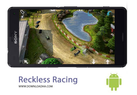 Reckless Racing Cover%28Downloadha.com%29 دانلود بازی زیبای اتومبیل رانی بی پروار Reckless Racing 2 1.0.4 برای اندروید