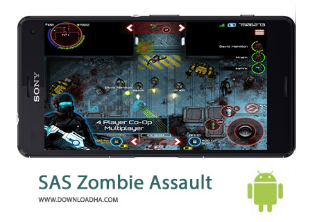 SAS Zombie Asault Cover%28Downloadha.com%29 دانلود بازی اکشن و زیبای حمله زامبی SAS Zombie Assault 4 1.5.4 برای اندروید