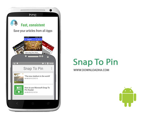 Snap To Pin Cover%28Downloadha.com%29 دانلود نرم افزار یادداشت برداری سریع Snap To Pin v1.0.0.0 برای اندروید