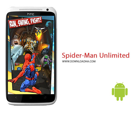 Spider Man Unlimited Cover%28Downloadha.com%29 دانلود بازی اکشن و زیبای مردعنکبوتی Spider Man Unlimited v1.7.1b برای اندروید