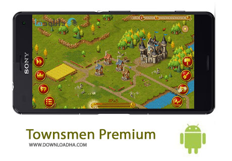 Townsmen Premium Cover%28Downloadha.com%29 دانلود بازی مهیج و استراتژیک Townsmen Premium v1.6.2 برای اندروید