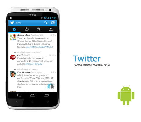 Twitter Cover%28Downloadha.com%29 دانلود نرم افزار رسمی شبکه اجتماعی توئیتر Twitter v5.76.0 برای اندروید