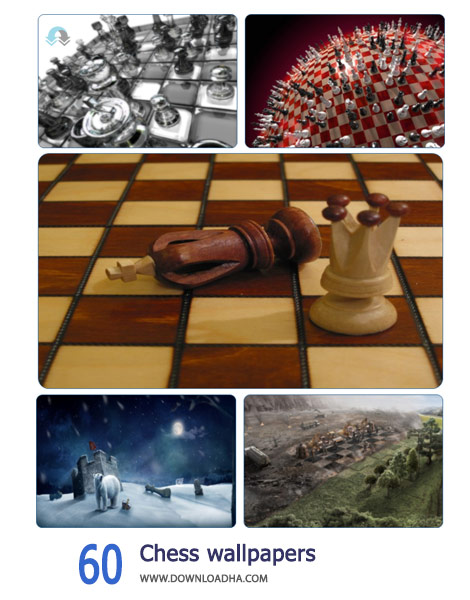 60 Chess wallpapers Cover%28Downloadha.com%29 دانلود مجموعه 60 والپیپر شطرنج