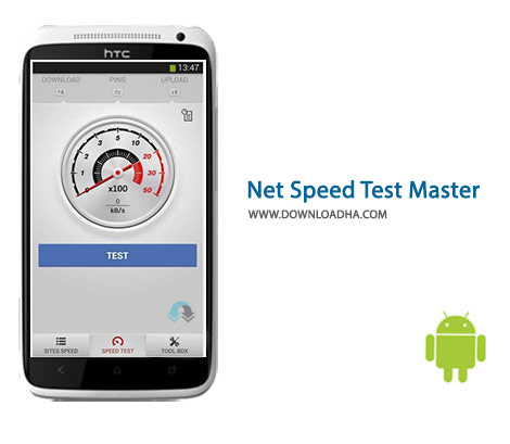 دانلود نرم افزار تست سرعت اینترنت Net Speed Test Master 4.0.1 برای اندروید