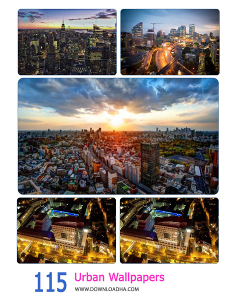 115 Urban Wallpapers Cover%28Downloadha.com%29 دانلود مجموعه 115 والپیپر شهر