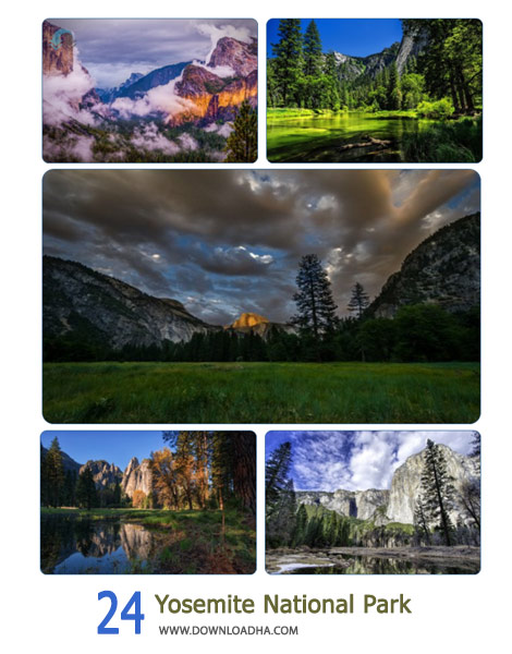 24 Yosemite National Park Cover%28Downloadha.com%29 دانلود مجموعه 24 والپیپر پارک ملی یوشیمیته