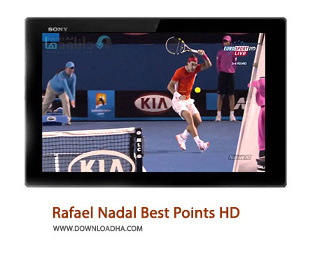 Rafael Nadal Best Points HD Cover%28Downloadha.com%29 دانلود کلیپ برترین امتیازات رافائل نادال با کیفیت HD