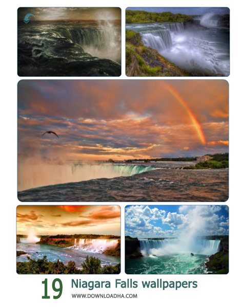 19 Niagara Falls wallpapers Cover%28Downloadha.com%29 دانلود مجموعه 19 والپیپر آبشار نیاگارا