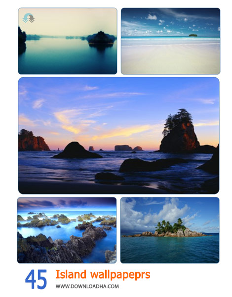 45 Island wallpapeprs Cover%28Downloadha.com%29 دانلود مجموعه 45 والپیپر از جزایر