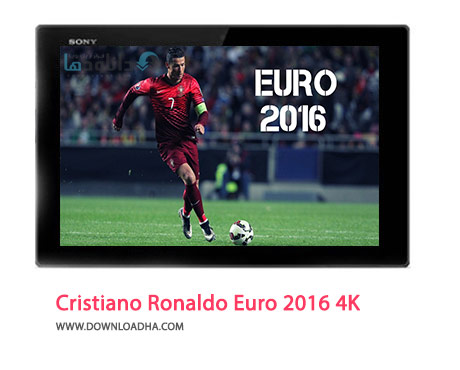 Cristiano Ronaldo Euro 2016 4K Cover%28Downloadha.com%29 دانلود کلیپ عملکرد رونالدو در یورو 2016 با کیفیت 4K