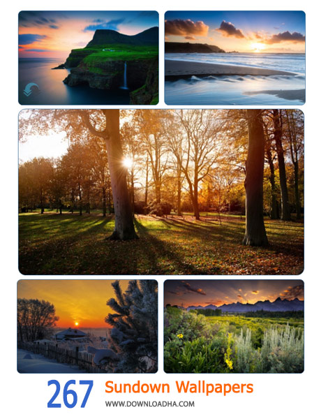 267 Sundown Wallpapers Cover%28Downloadha.com%29 دانلود مجموعه 267 والپیپر از غروب خورشید