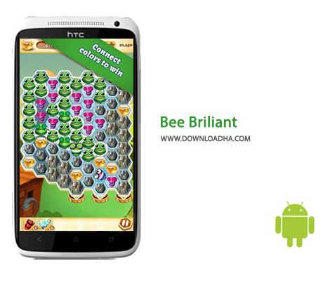 Bee Briliant Cover%28Downloadha.com%29 دانلود بازی پازل زنبور درخشان Bee Brilliant 1.28.3 اندروید