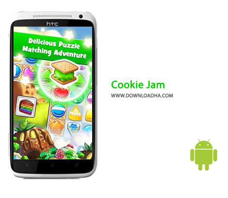 Cookie Jam Cover%28Downloadha.com%29 دانلود بازی پازل Cookie Jam 4.80.212 برای اندروید