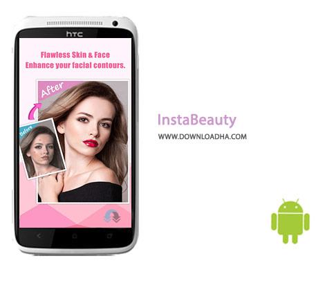 InstaBeauty Cover%28Downloadha.com%29 دانلود نرم افزار زیباسازی پوست InstaBeauty 4.3.4 اندروید