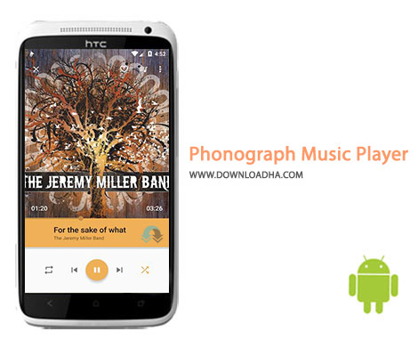 Phonograph Music Player Cover%28Downloadha.com%29 دانلود نرم افزار موزیک پلیر قدرتمند Phonograph Music Player 0.9.55 برای اندروید