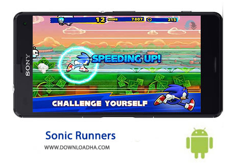 Sonic Runners Cover%28Downloadha.com%29 دانلود بازی رانر و مهیج سونیک Sonic Runners 2.0.1 برای اندروید