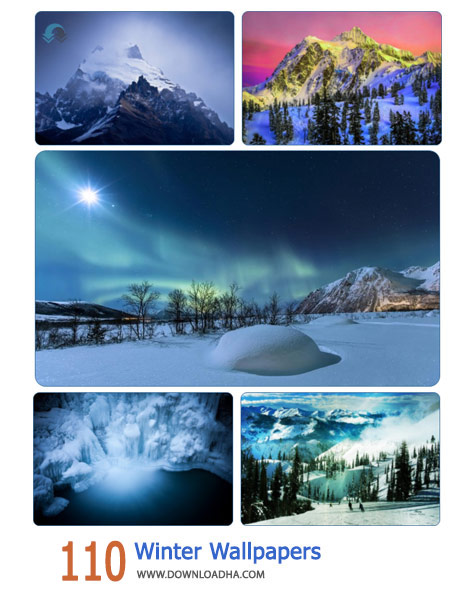 110 Winter Wallpapers Cover%28Downloadha.com%29 دانلود مجموعه 110 والپیپر از زمستان