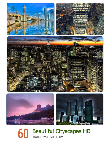 60 Beautiful Cityscapes HD Cover%28Downloadha.com%29 دانلود مجموعه 60 والپیپر از شهرهای زیبای جهان