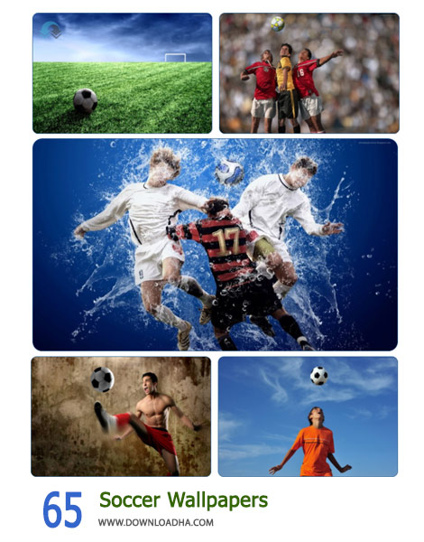 65 Soccer Wallpapers Cover%28Downloadha.com%29 دانلود مجموعه 65 والپیپر فوتبالی