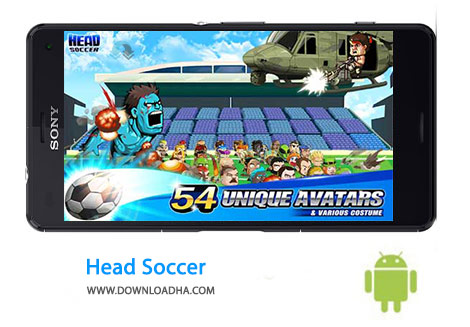 Head Soccer Cover%28Downloadha.com%29 دانلود بازی ورزشی رئیس فوتبال Head Soccer 5.0.3 برای اندروید