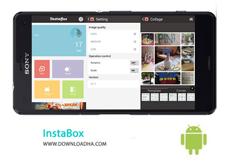 InstaBox Cover%28Downloadha.com%29 دانلود نرم افزار قدرتمند ویرایش عکس InstaBox 3.4 برای اندروید