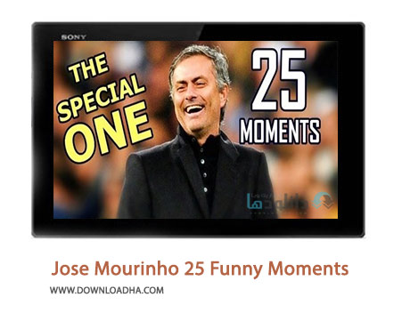 Jose Mourinho 25 Funny Moments Cover%28Downloadha.com%29 دانلود کلیپ 25 لحظه جالب و خنده دار مورینیو