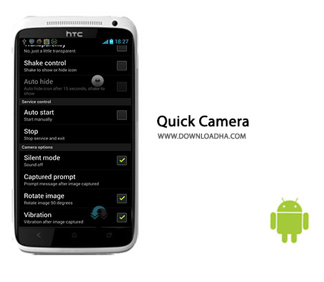 Quick Camera Cover%28Downloadha.com%29 دانلود نرم افزار عکس برداری سریع Quick Camera 1.2.9.0 برای اندروید