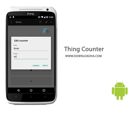 Thing Counter Cover%28Downloadha.com%29 دانلود نرم افزار شمارنده رایگان Thing Counter 1.6 برای اندروید